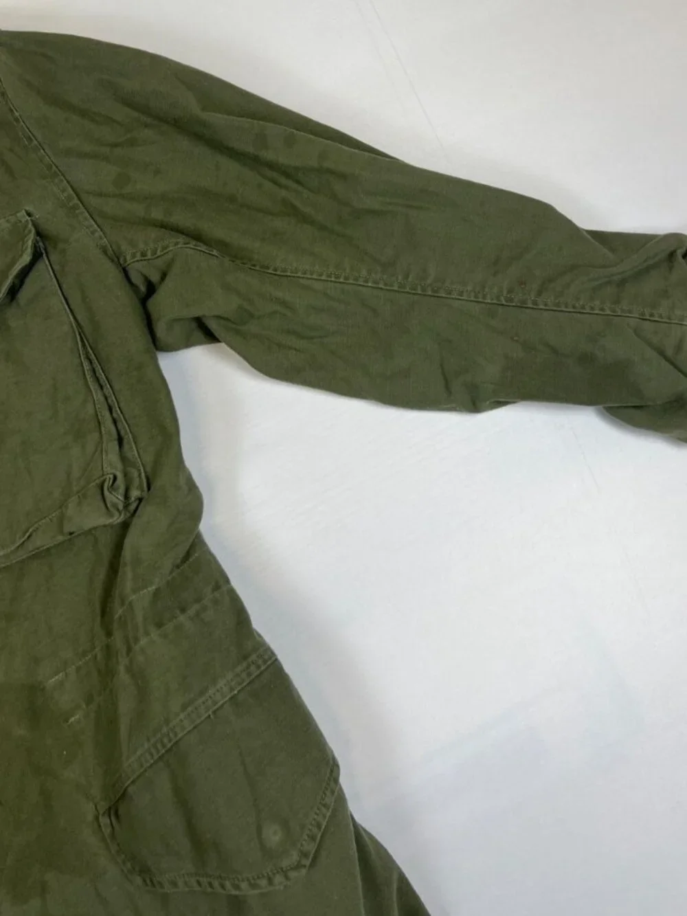 Vintage US Army M-65 Field Jacket S-Regular OG-107 Cold Weather Coat 1967 - Picture 8 of 16